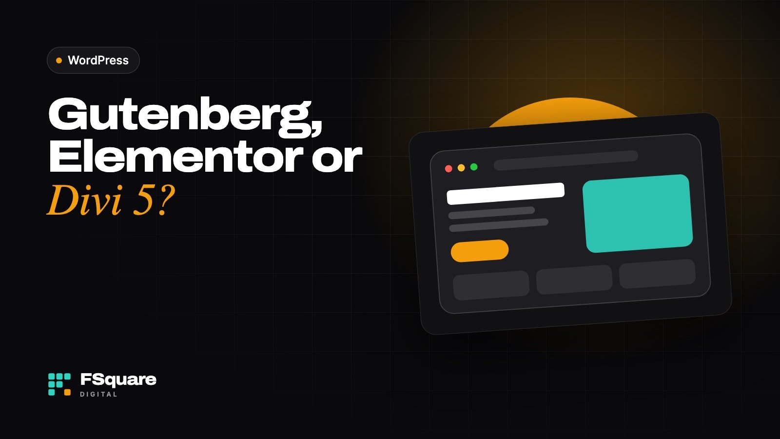 Gutenberg, Elementor or Divi 5: choosing the right WordPress editor